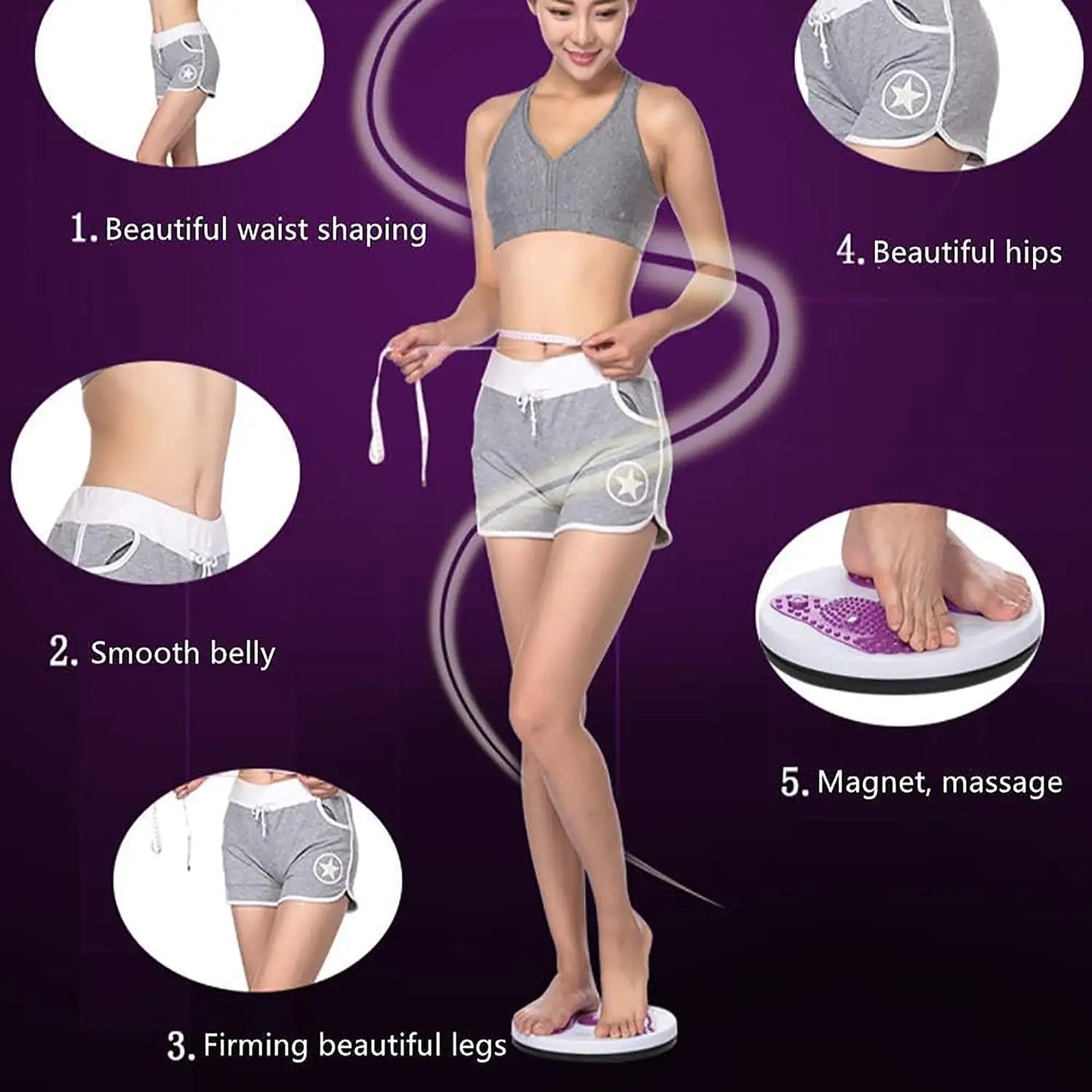 Portable Magnetic Waist Twisting Disc