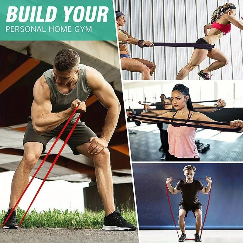 Resistance Band Set Pull Up Assistance Bands Stretch Band Resistance Heavy Workout Exercise for Physical Therapy Home Workouts