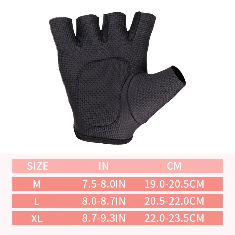 Non-Slip Gym Gloves with Wrist Support – Anti-Vibration Handguards for Weightlifting