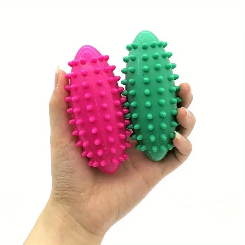 Spiky foot massage ball for acupressure therapy