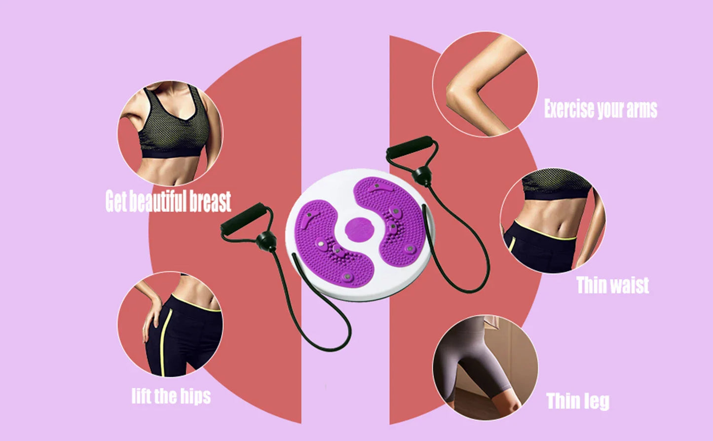 Portable Magnetic Waist Twisting Disc