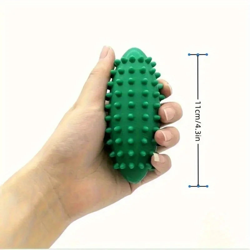 Spiky foot massage ball for acupressure therapy
