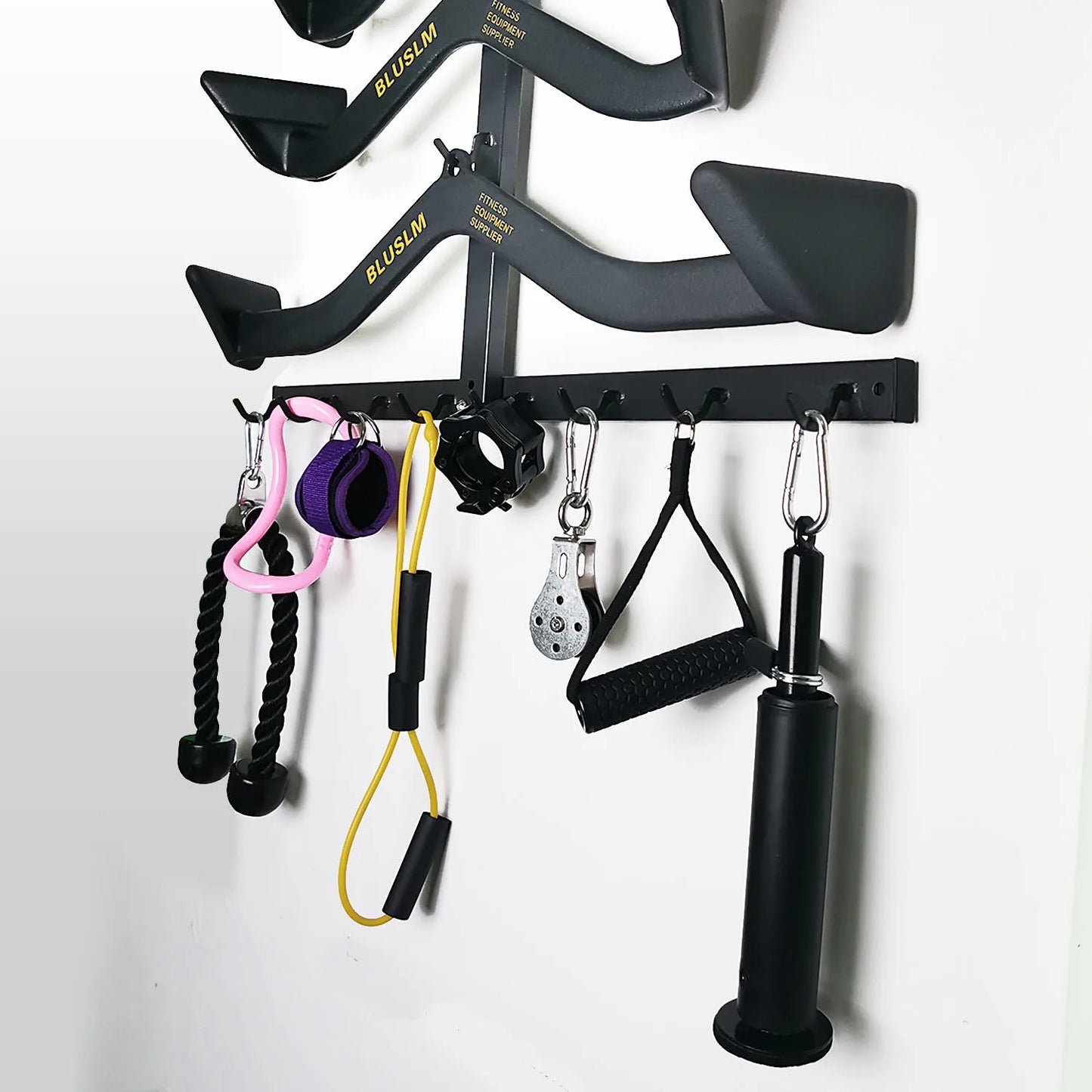 Wall-Mounted Gym Storage Rack