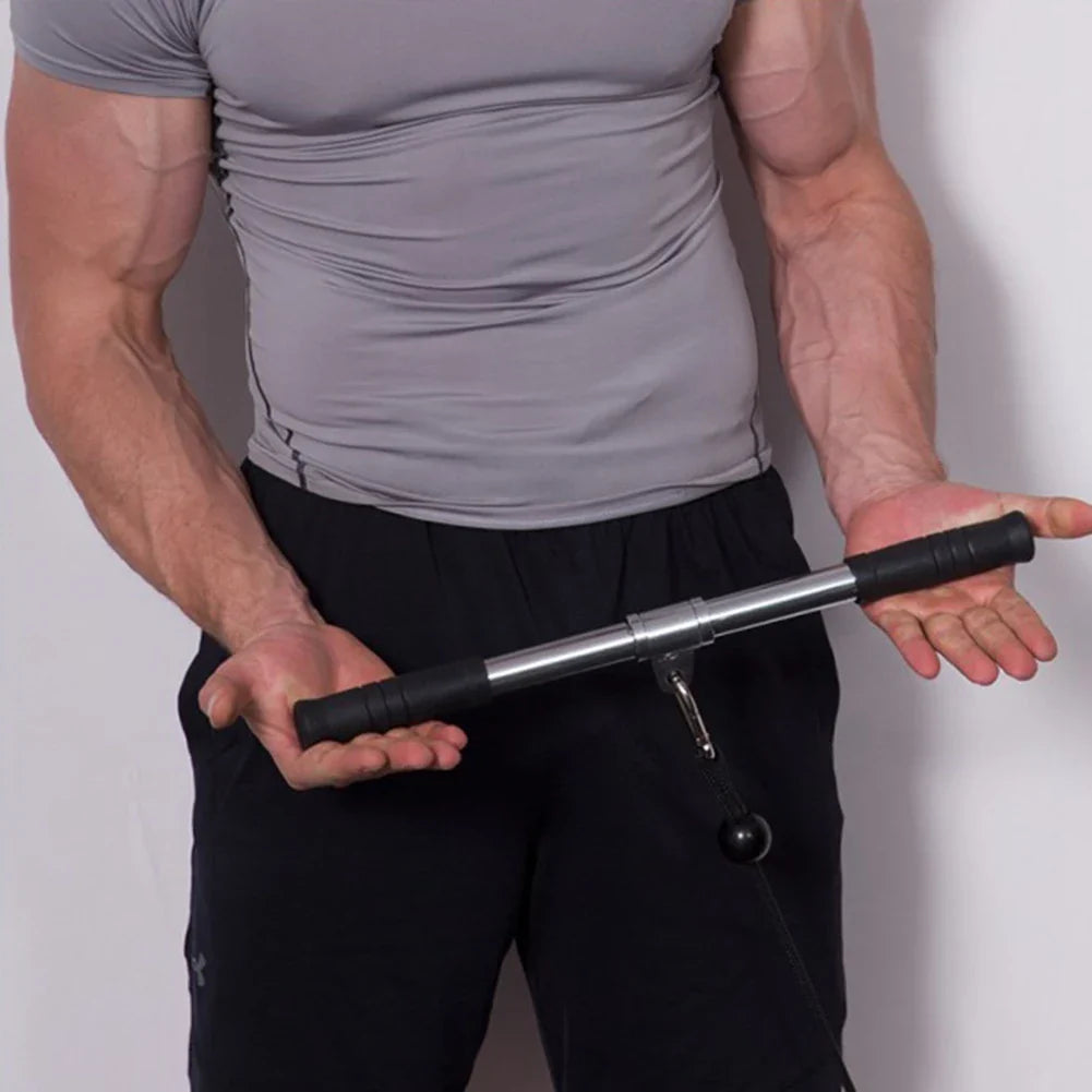 Pull Down Bar Gym Rotating Straight Bar