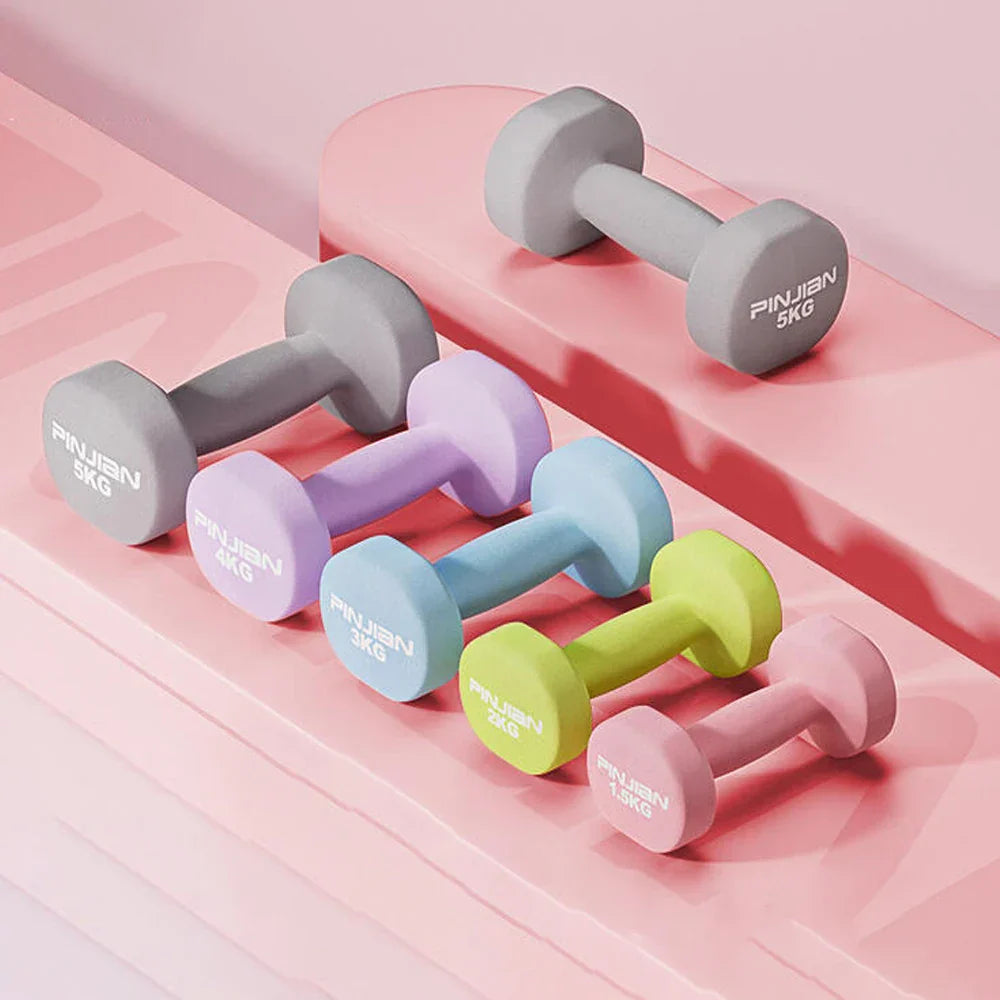 Neoprene-Coated Dumbbells