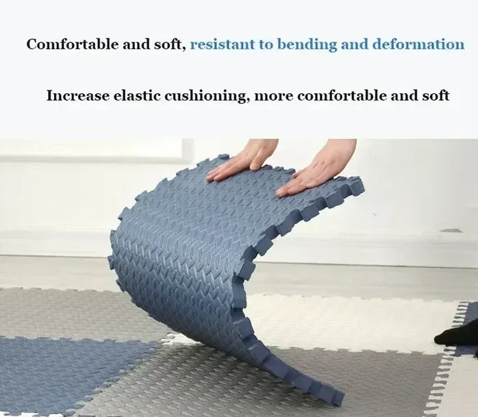 Interlocking exercise mat