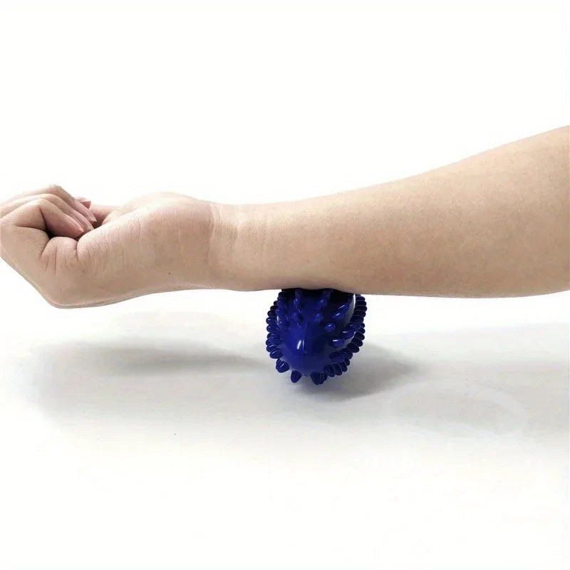 Spiky foot massage ball for acupressure therapy