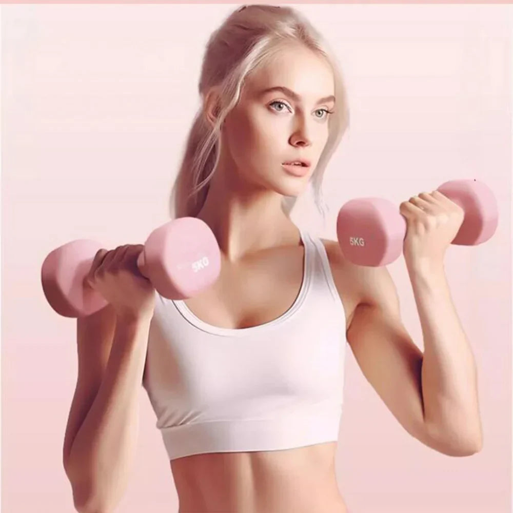 Neoprene-Coated Dumbbells