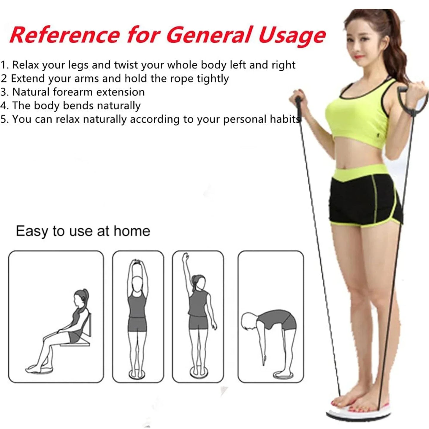 Portable Magnetic Waist Twisting Disc