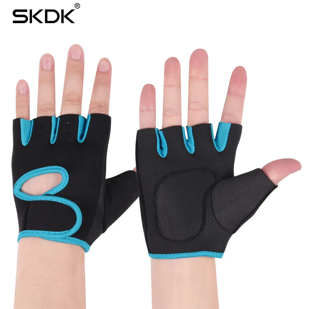 Non-Slip Gym Gloves with Wrist Support – Anti-Vibration Handguards for Weightlifting