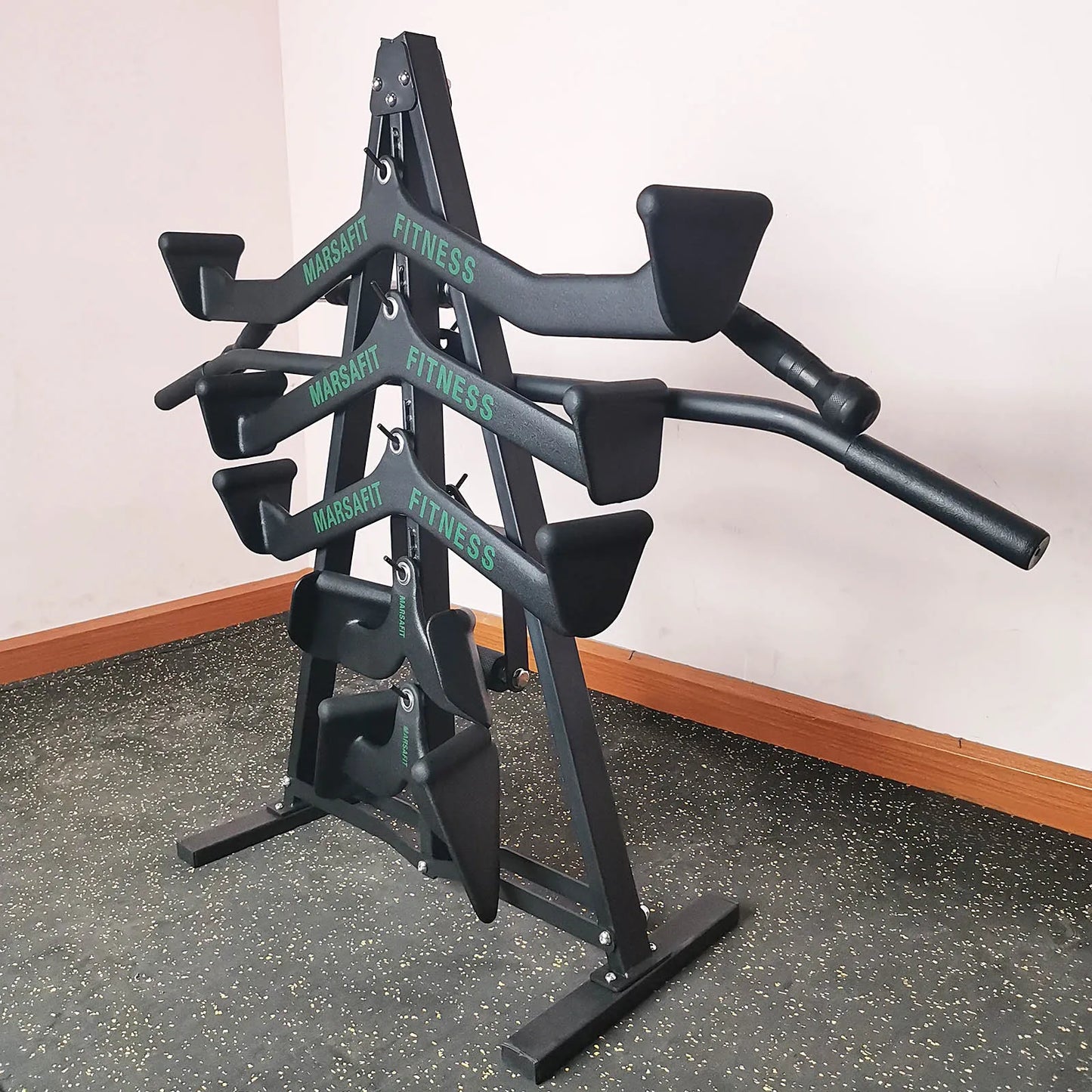 Wall-Mounted Gym Storage Rack