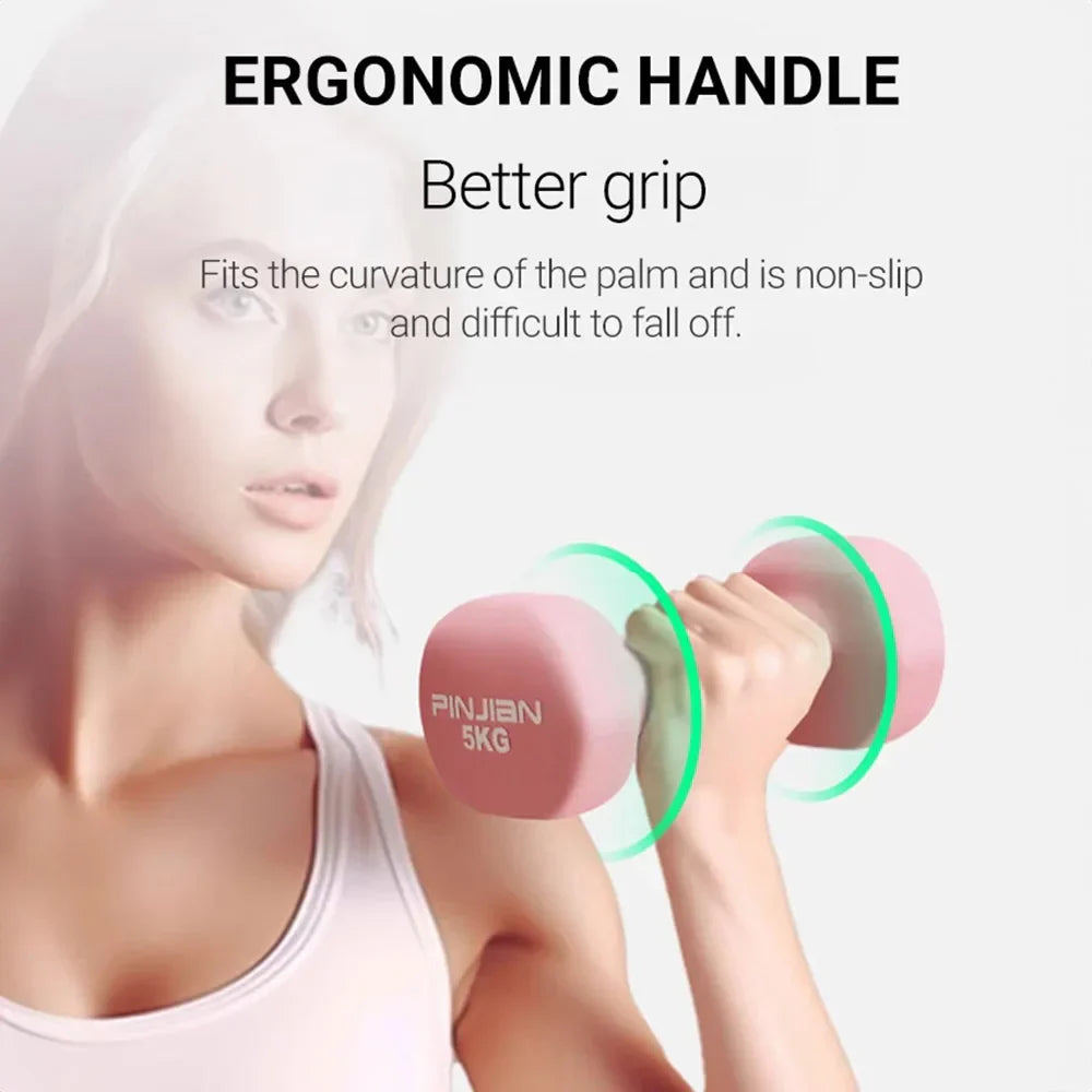 Neoprene-Coated Dumbbells