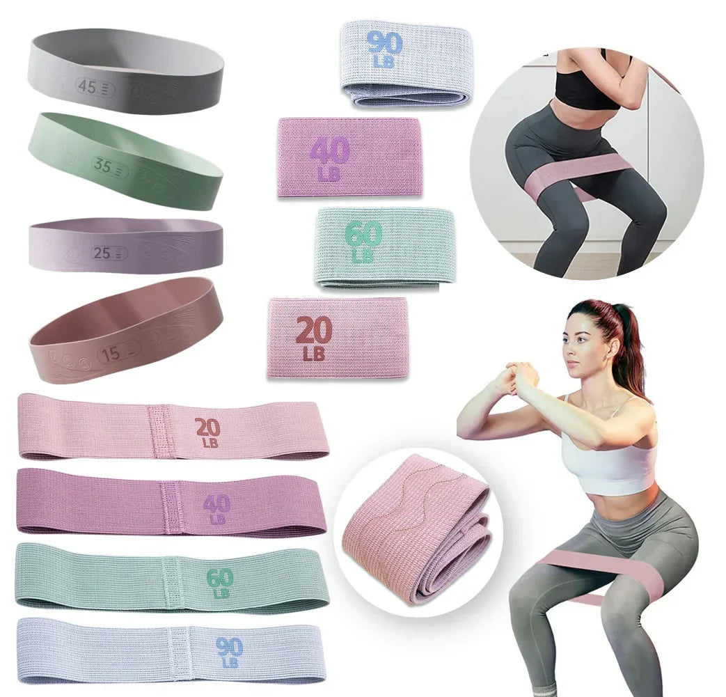 Elastic Resistance Booty Bands