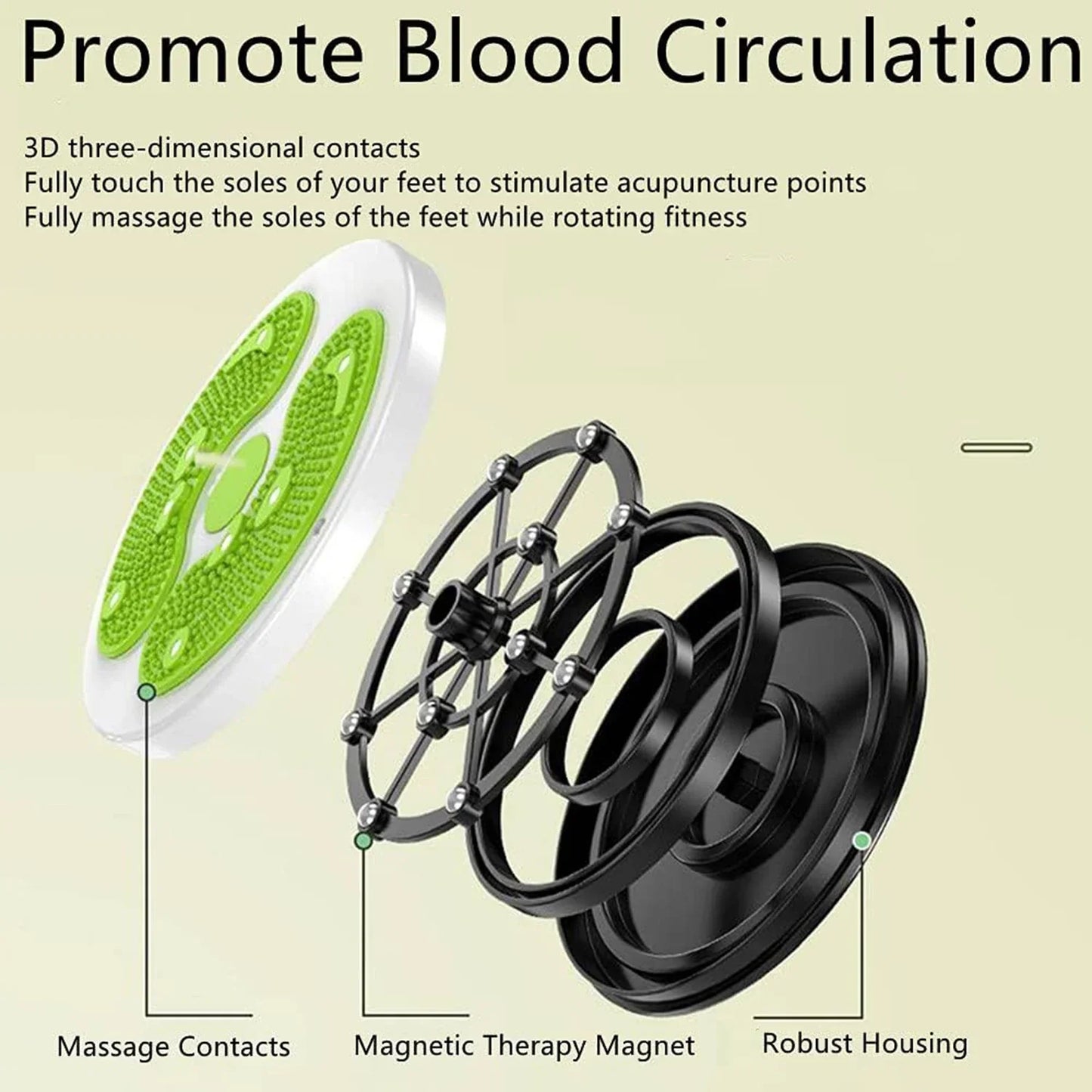 Portable Magnetic Waist Twisting Disc