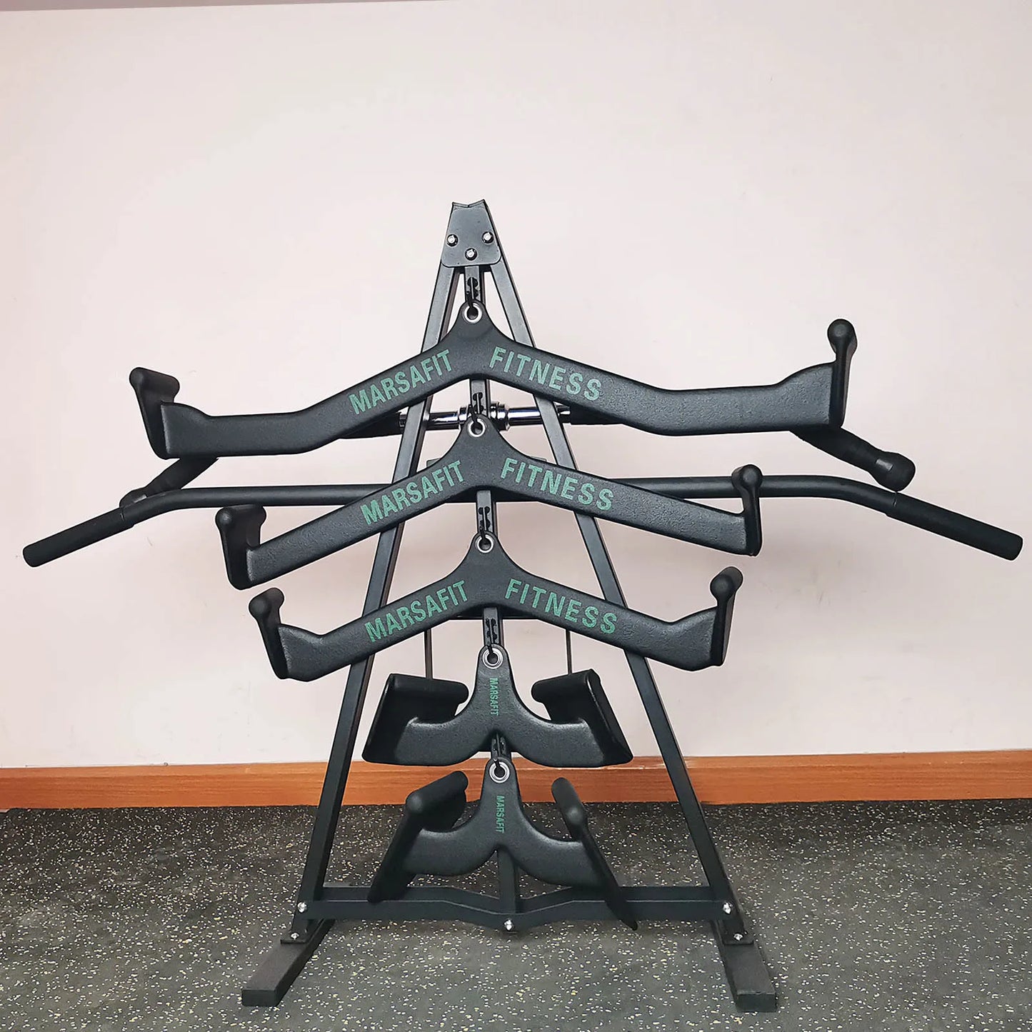 Wall-Mounted Gym Storage Rack