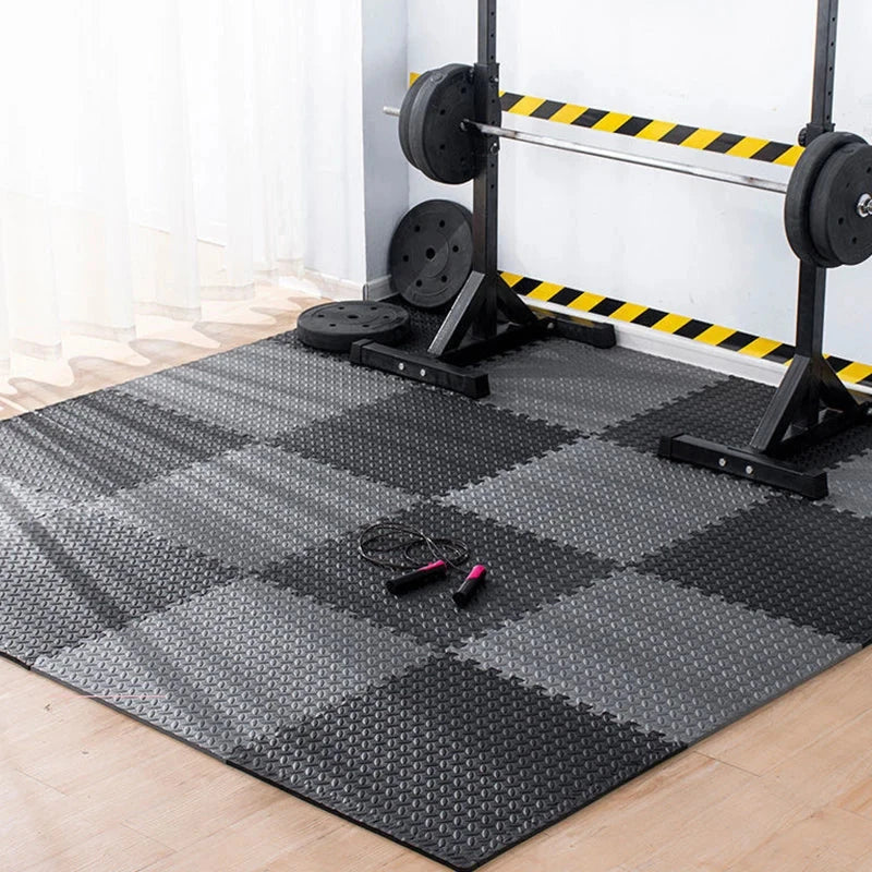 Interlocking exercise mat