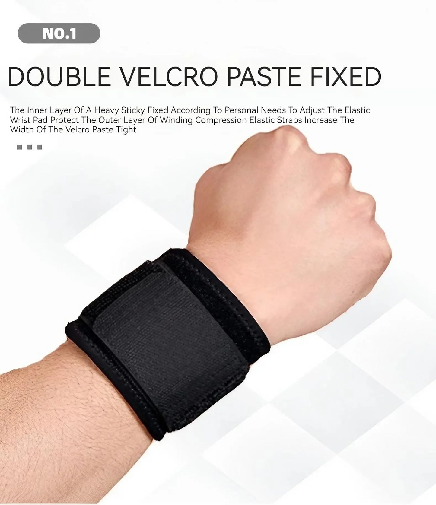 Fitness wrist bandage