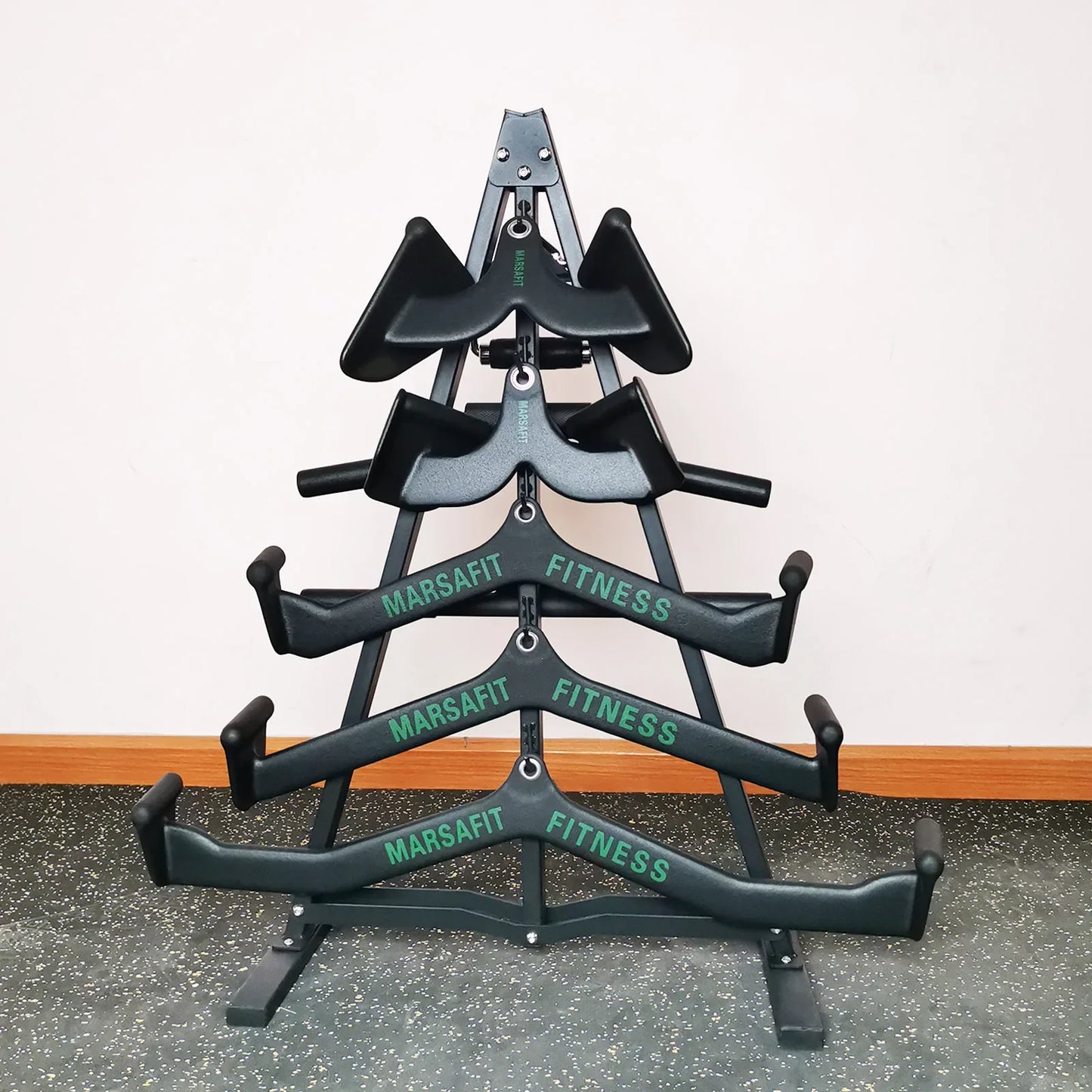 Wall-Mounted Gym Storage Rack