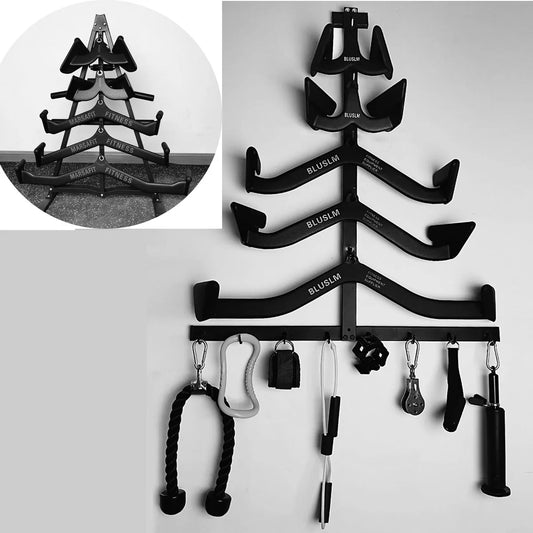 Wall-Mounted Gym Storage Rack 