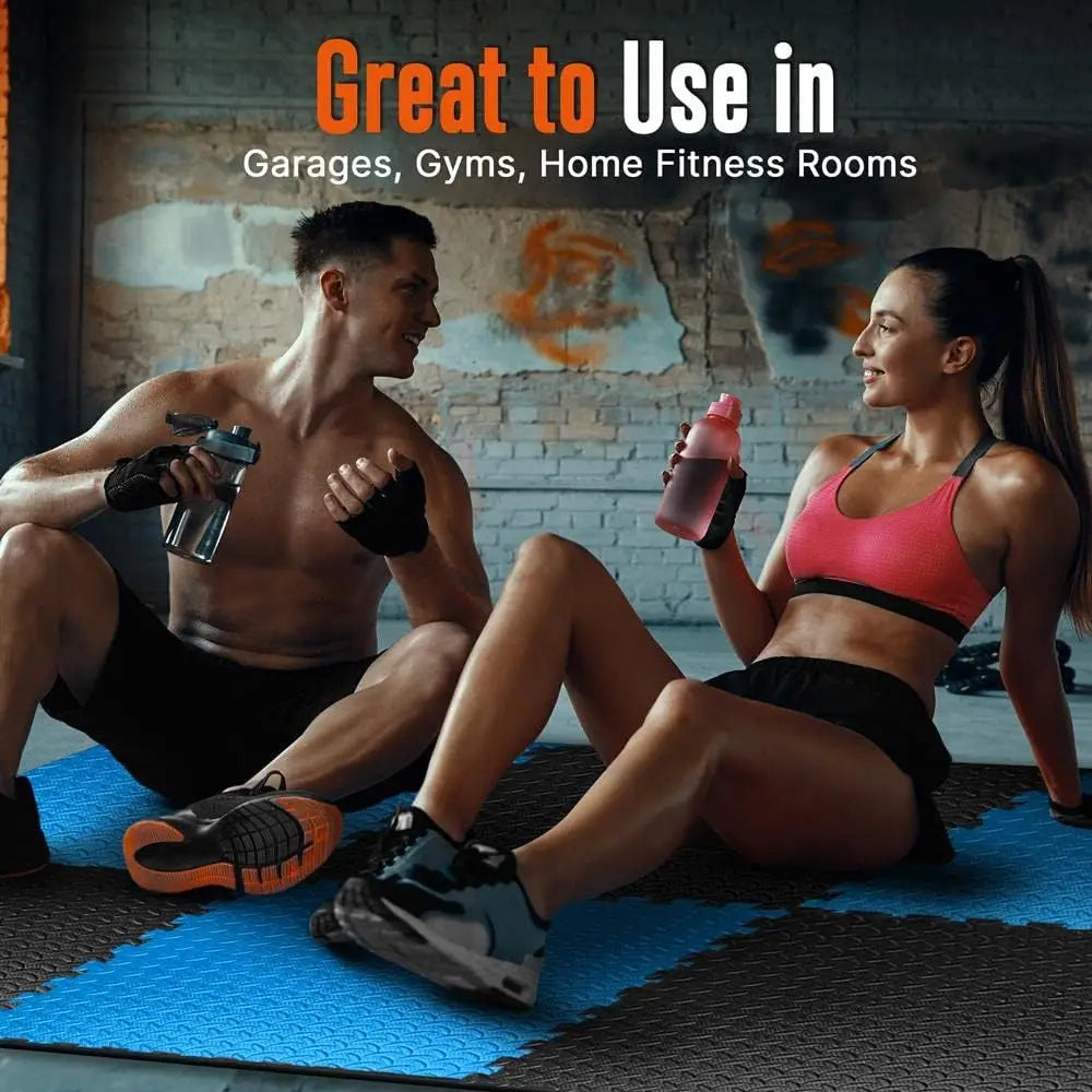 Interlocking exercise mat