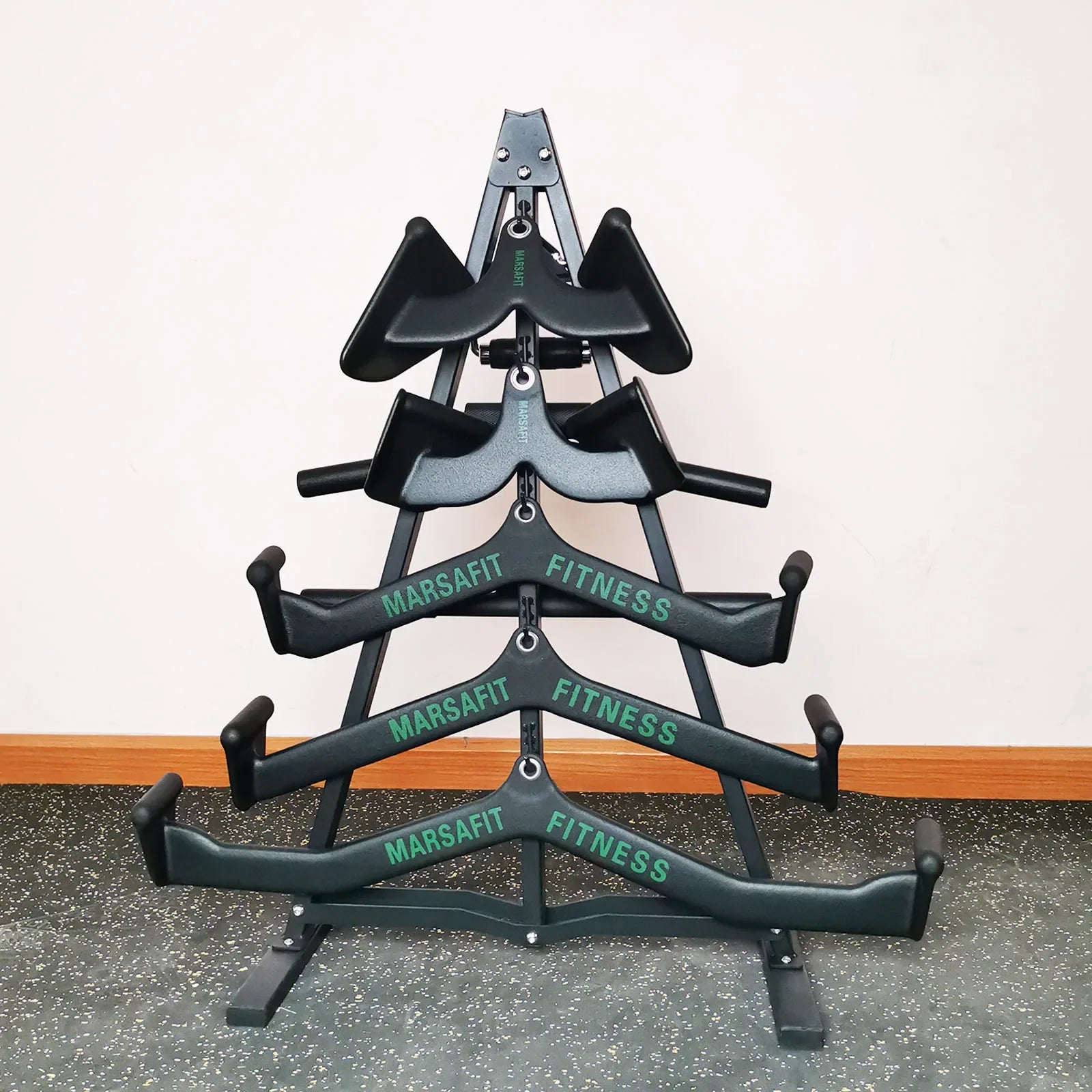 Wall-Mounted Gym Storage Rack 